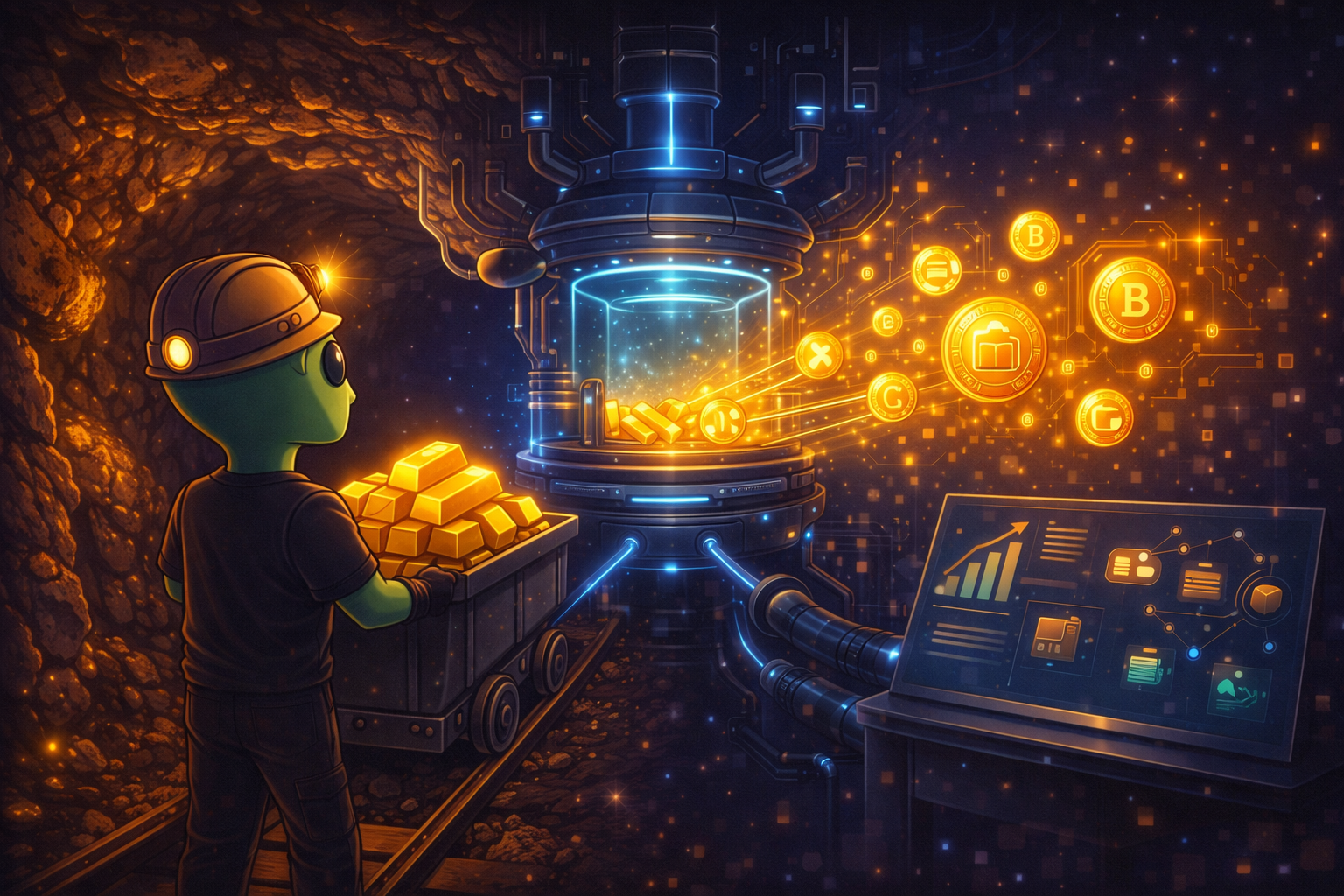 Transforme seu ouro em uma máquina de renda!