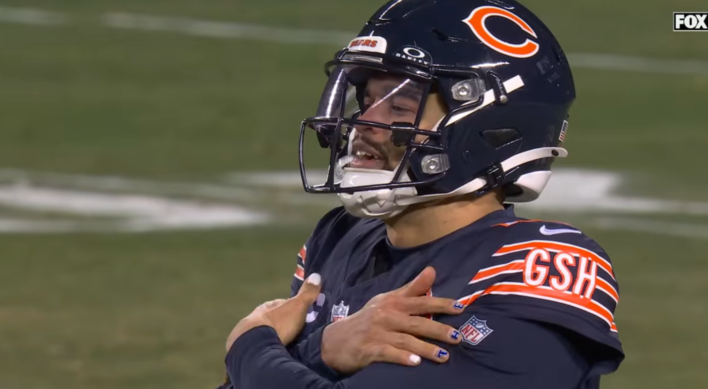 I can't stop thinking about that Caleb Williams TD