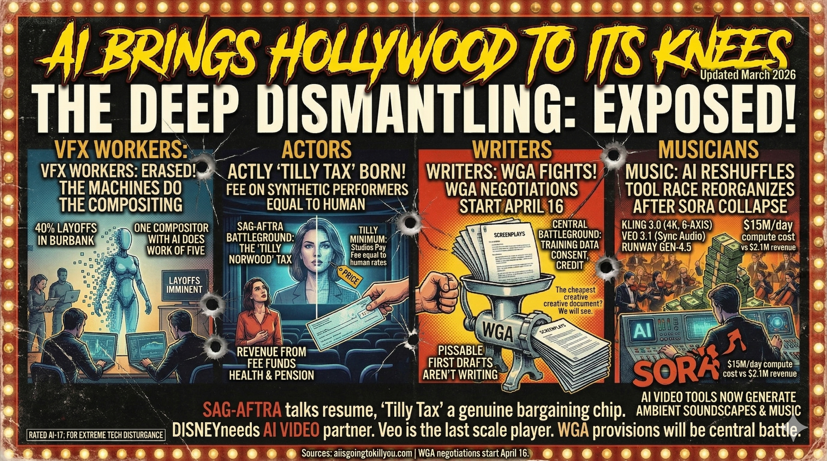 Starring Nobody: The AI Takeover of Hollywood - March 2026 In Review