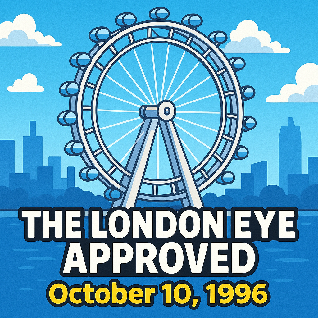 🎡 October 10, 1996 — The London Eye Gets the Green Light