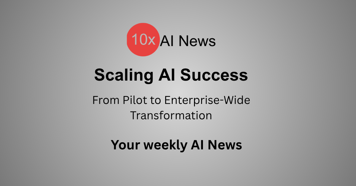 Scaling AI Success