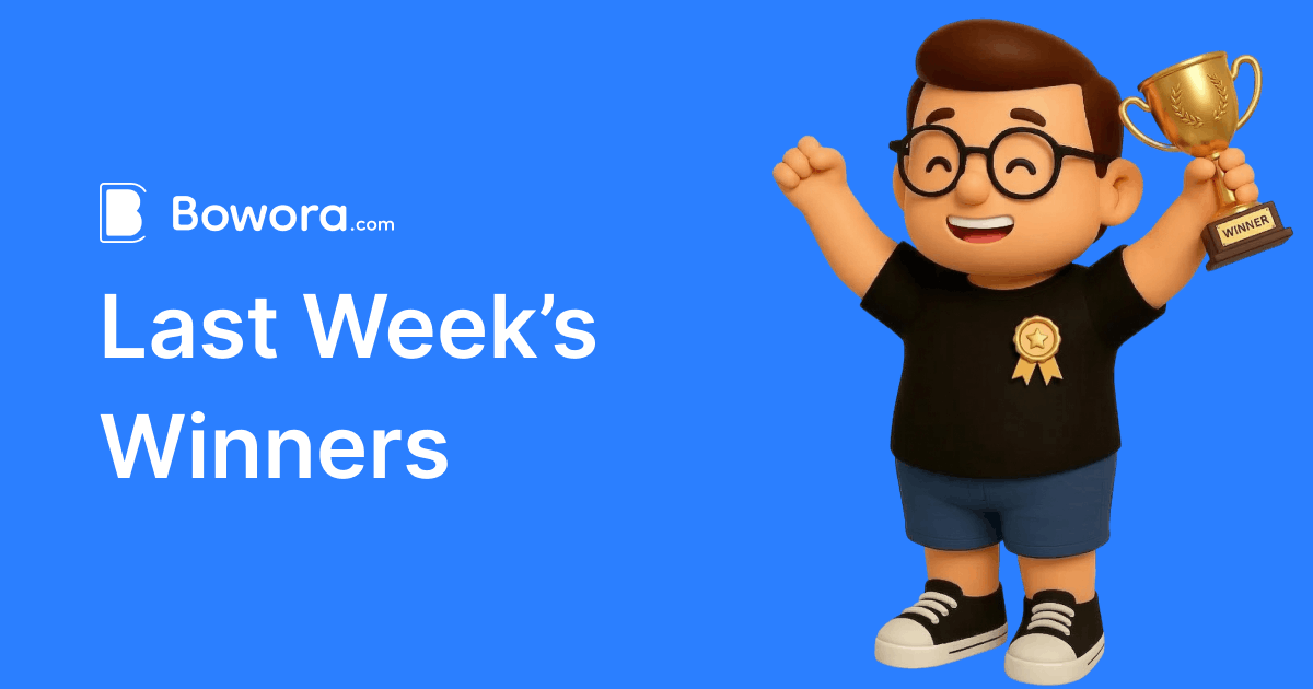 Last week’s winners on Bowora