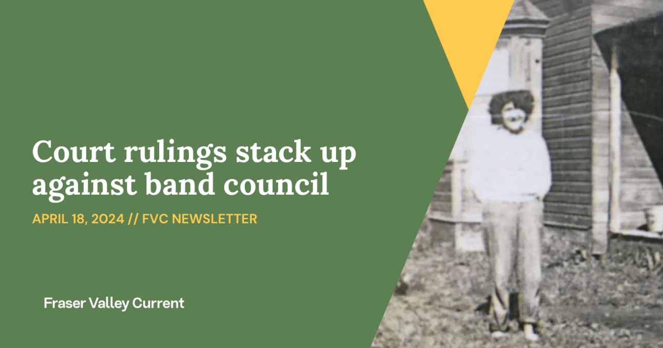 Thursday - April 18, 2024 - Why a local First Nation must pay back Elders