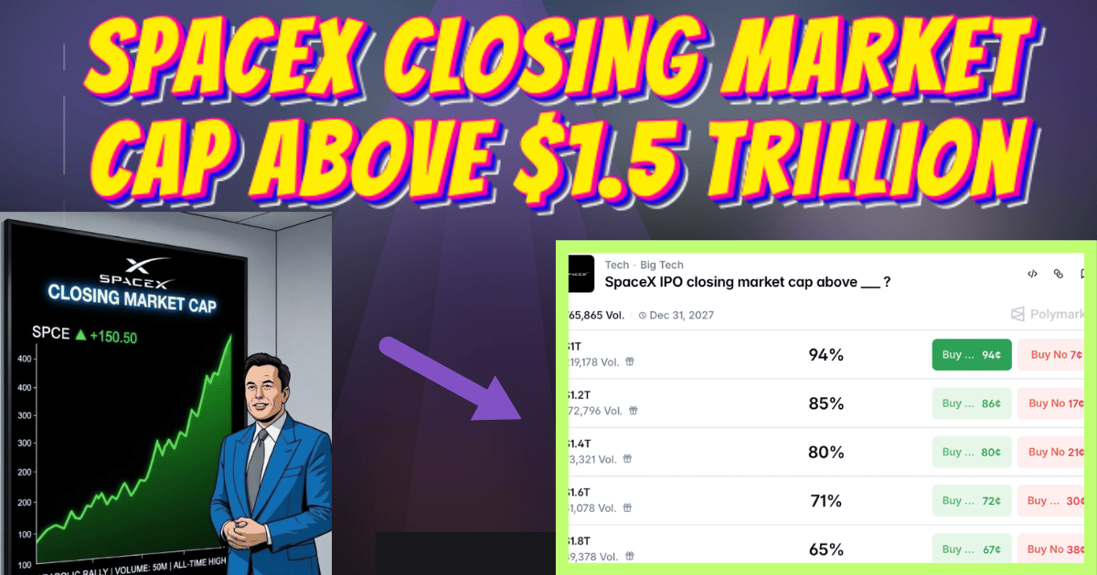 SpaceX Could hit $2 Trillion closing market cap. Here's how...