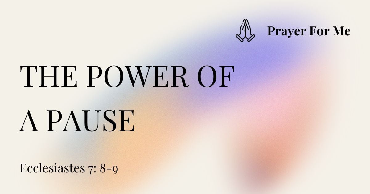 The Power of a Pause