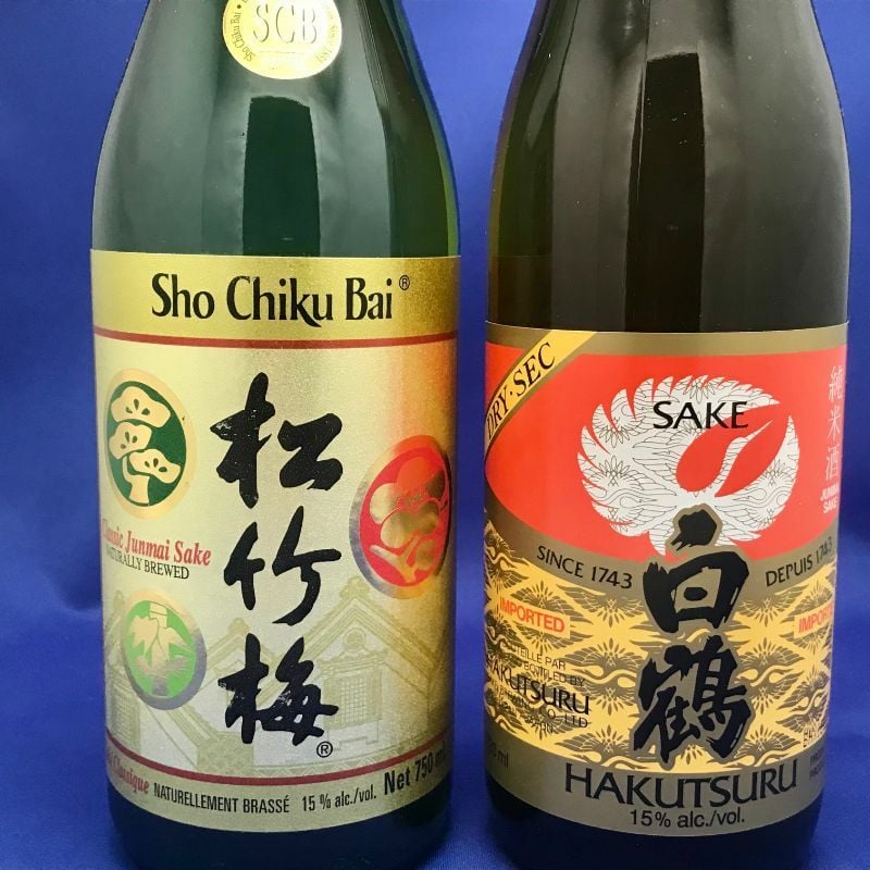 Two well-known sake producers offer products for your fave sushi take-out
