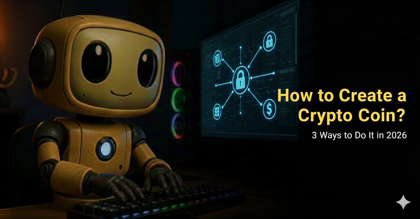 How to Create a Crypto Coin? 3 Ways to Do It in 2026