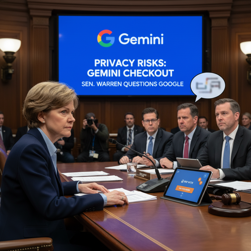Sen. Elizabeth Warren Presses Google On Privacy Risks Of Gemini’s Built-In Checkout Feature