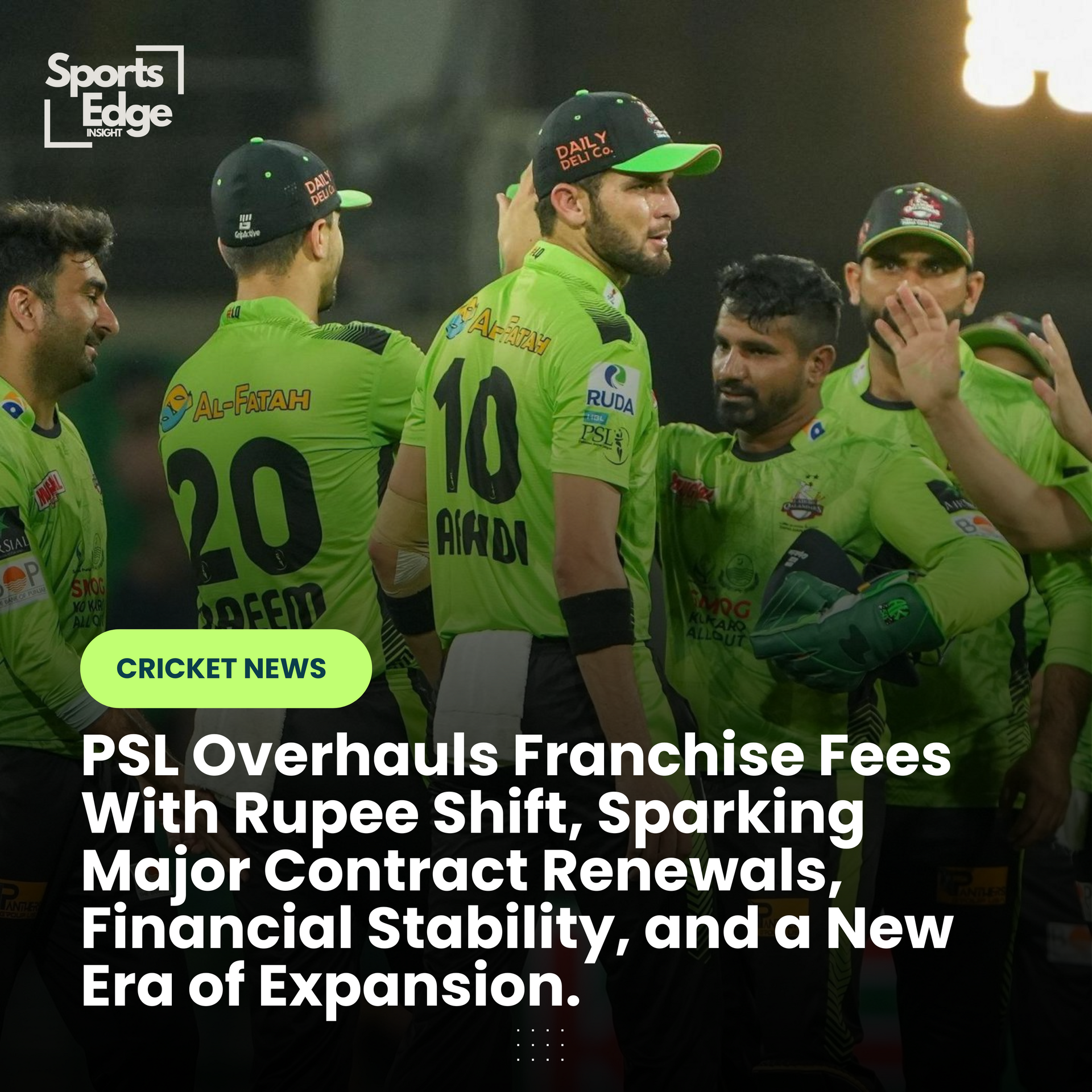 Pakistan Super League Overhauls Franchise Fees With Rupee Shift
