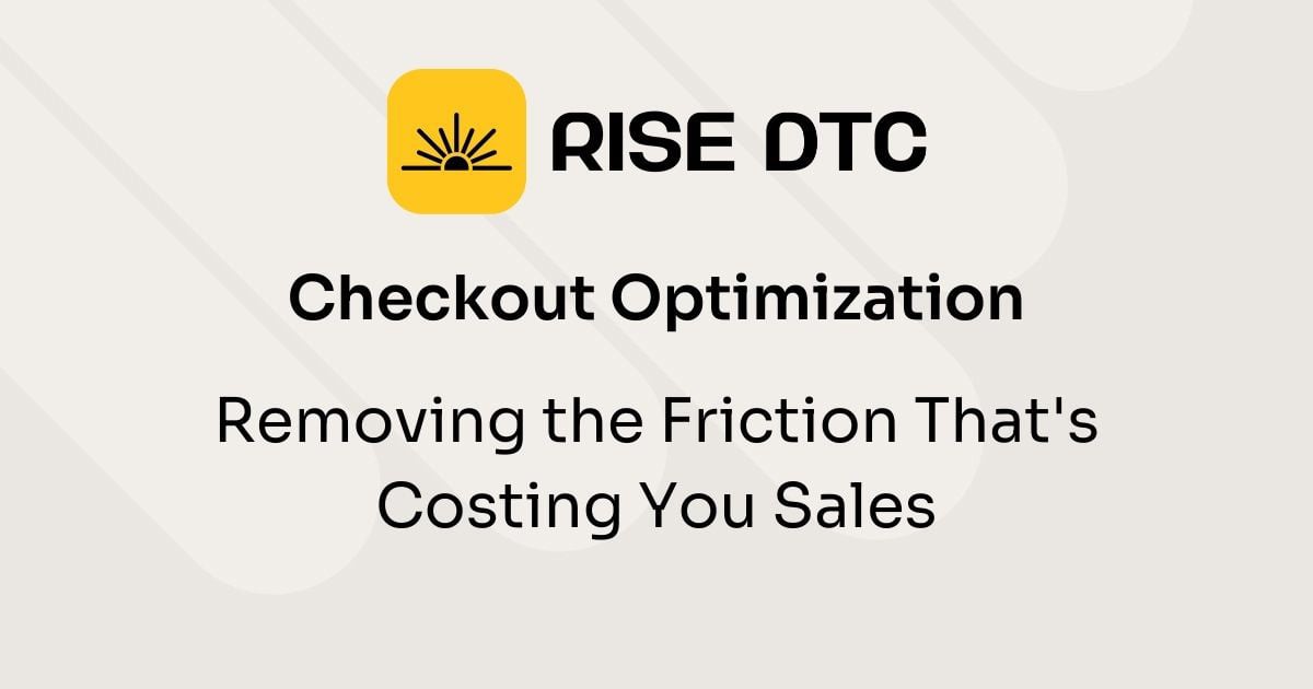 Checkout Optimization: Removing the Friction That's Costing You Sales