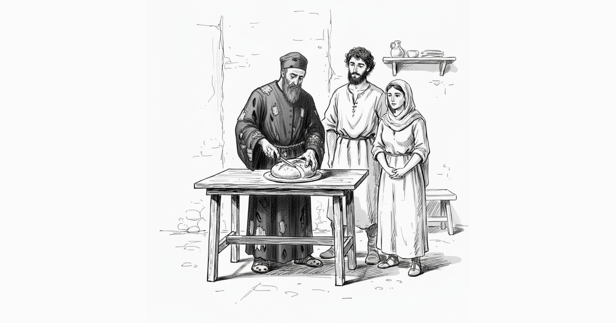 Yannis the Blessed & St. Basil's Visit