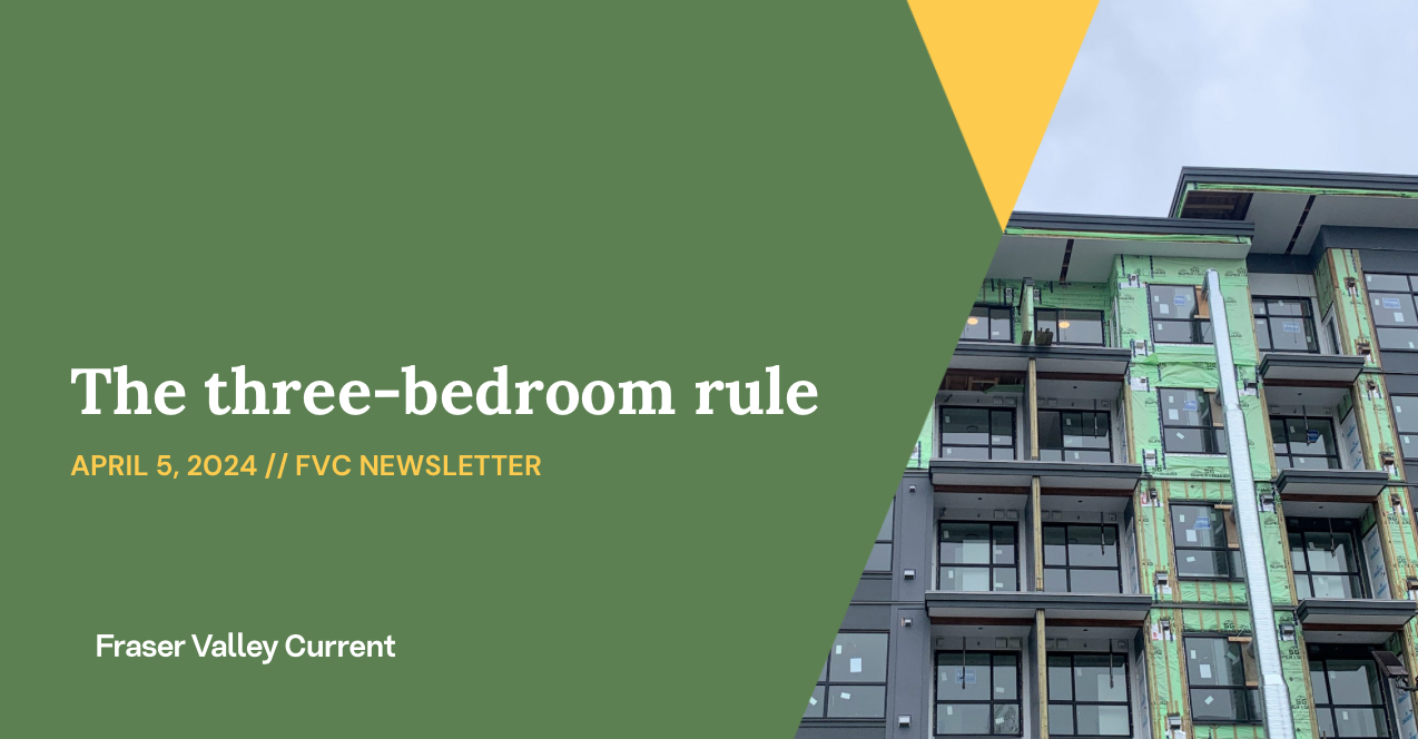 Friday - April 5, 2024 - The three-bedroom rule