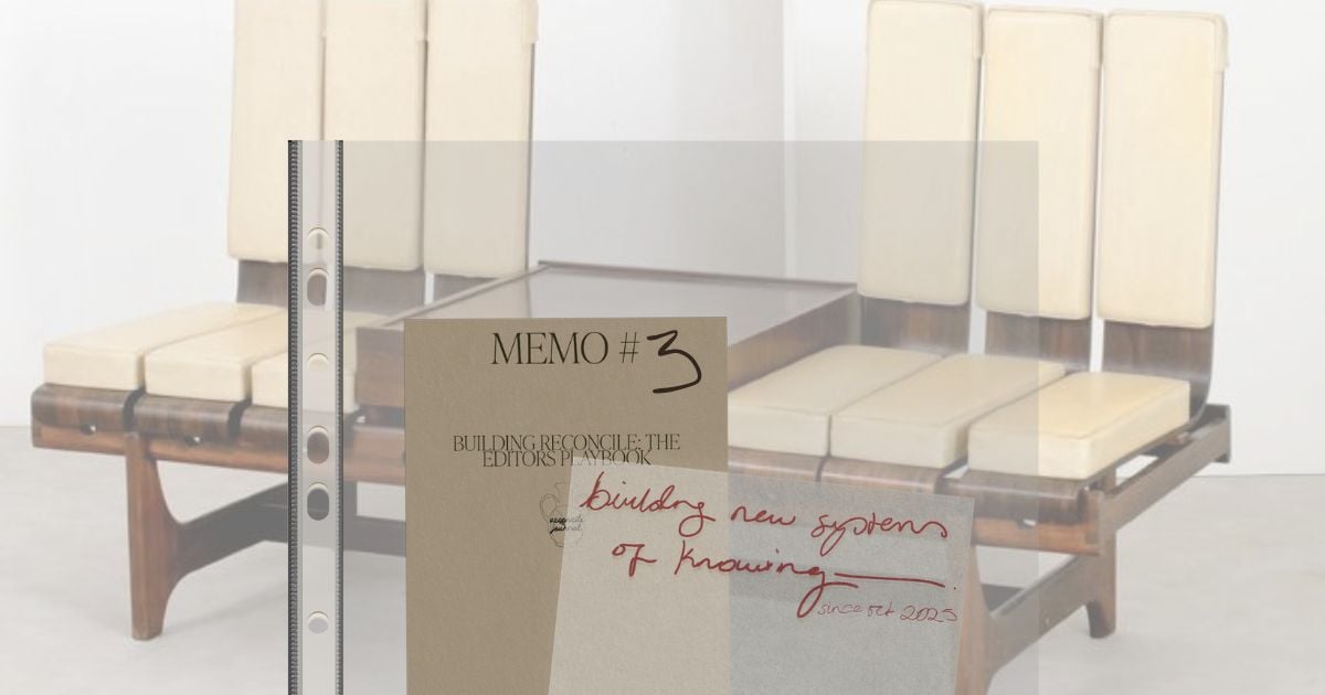 Memo #3: a manifesto