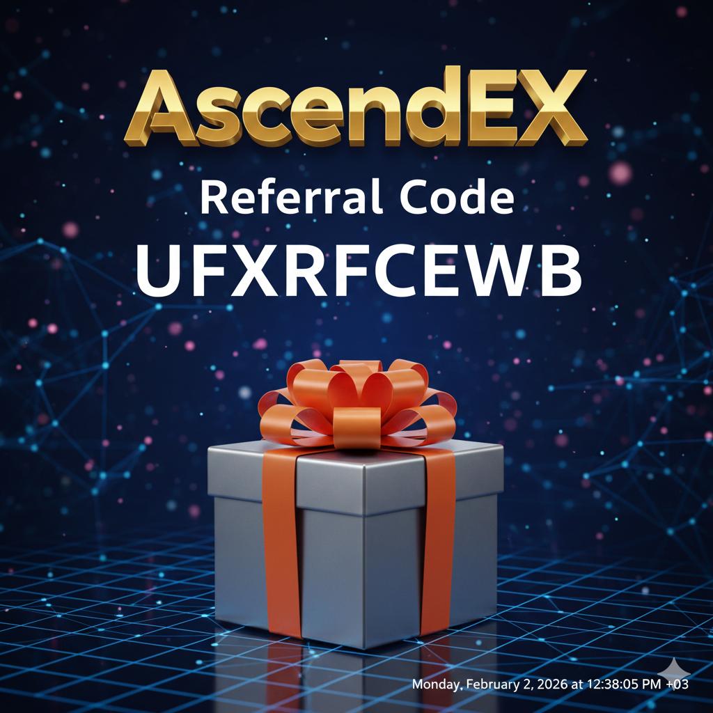 رمز الإحالة AscendEX: UFXRFCEWB
