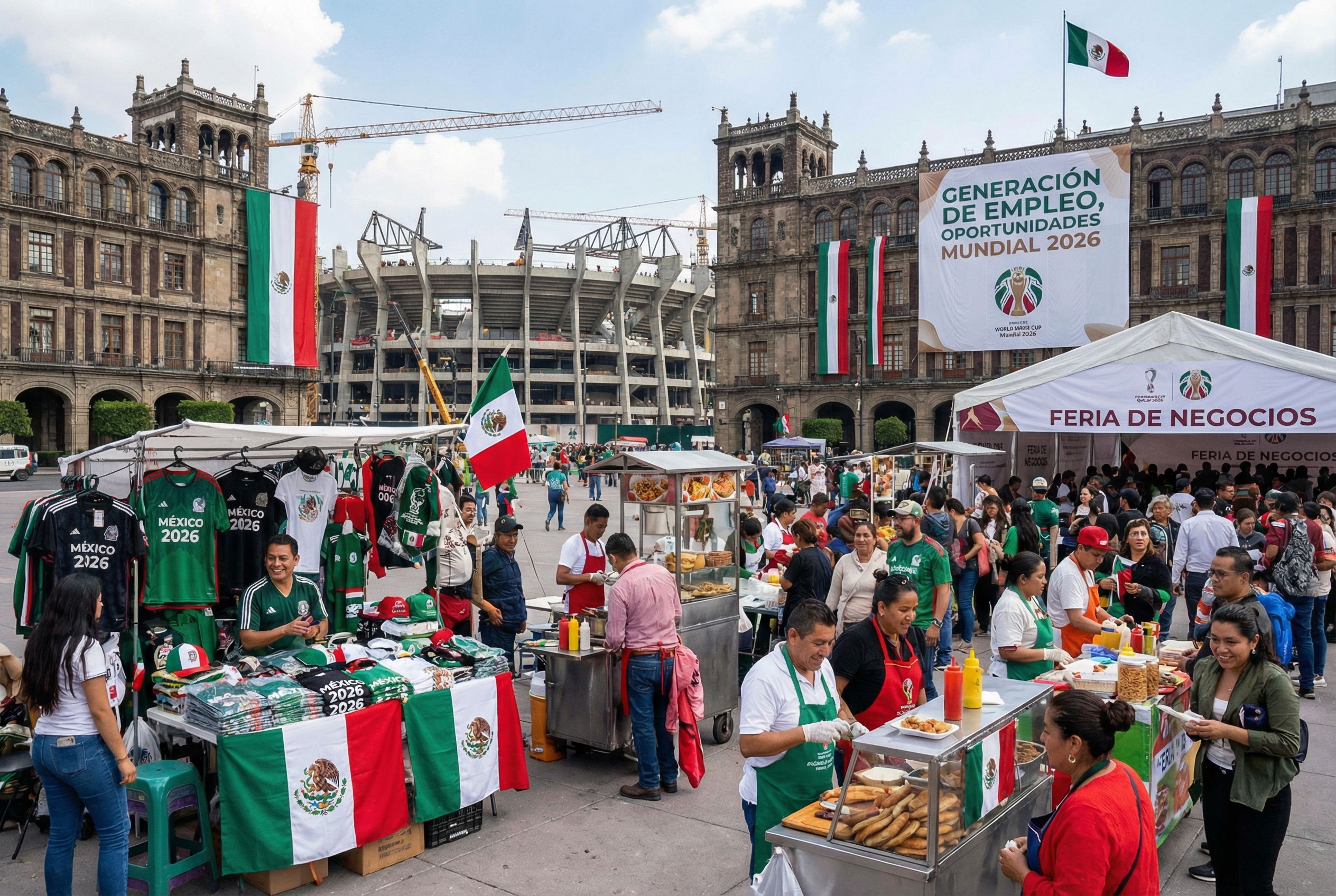 ⚽ El Mundial 2026: La mayor ola de empleo temporal en la historia de México