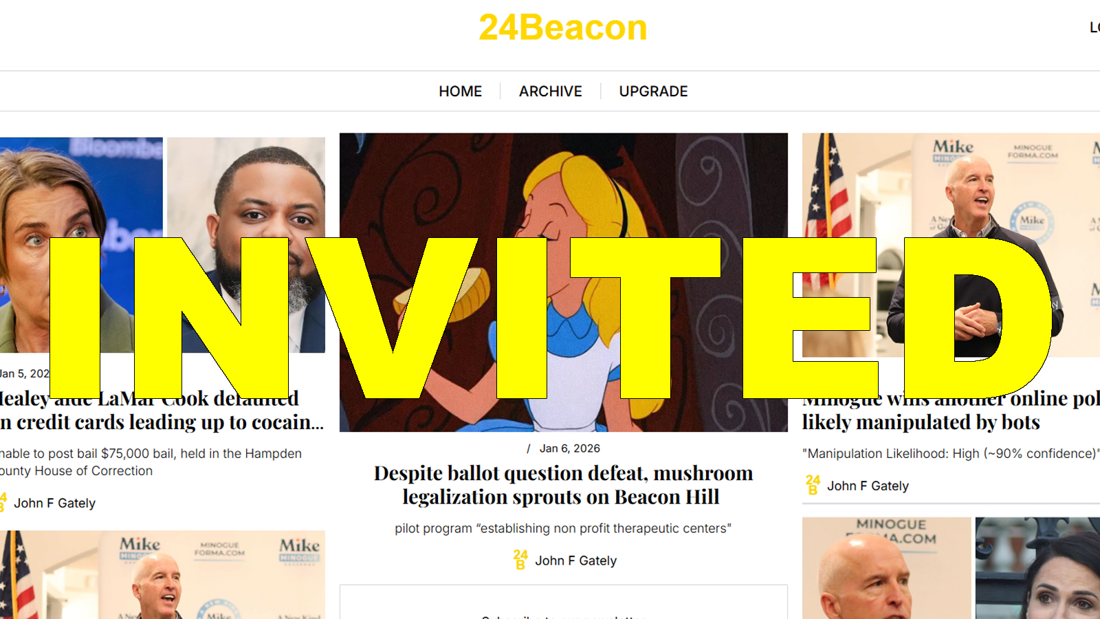 We'd invite you to contribute your written opinion pieces