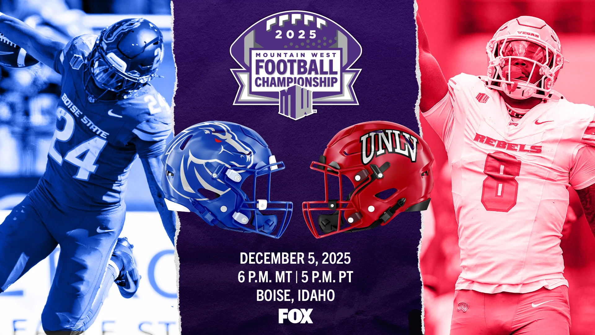 UNLV, Boise State Set for Third Straight Mountain West Title Clash - Fifth Meeting Since 2023