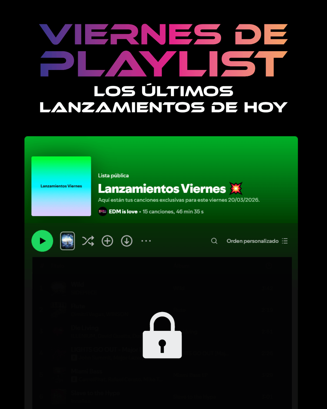 🎧 Nuevos Lanzamiento Viernes