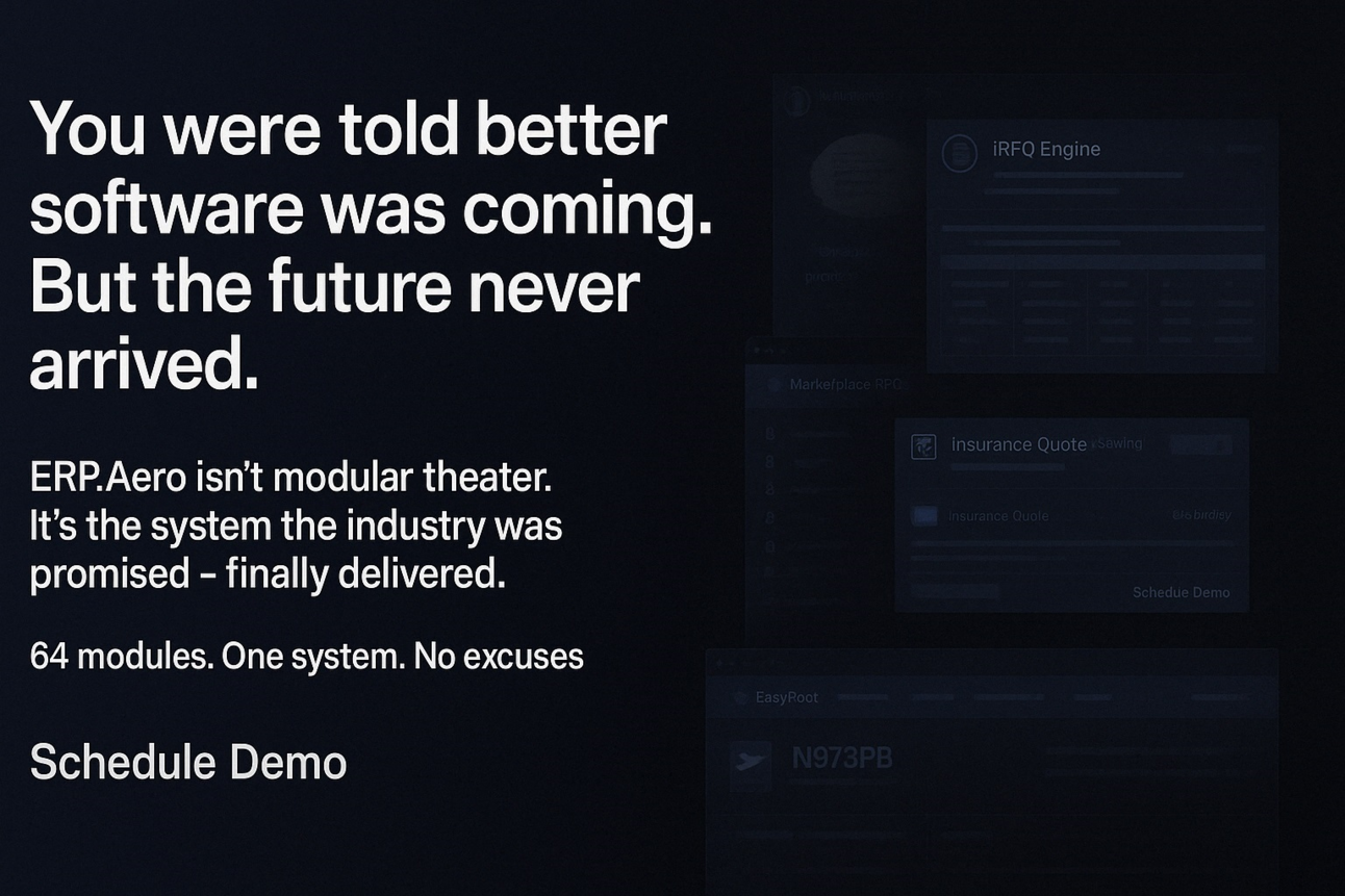 Shock and Awe 2: The Aviation ERP That Actually Works