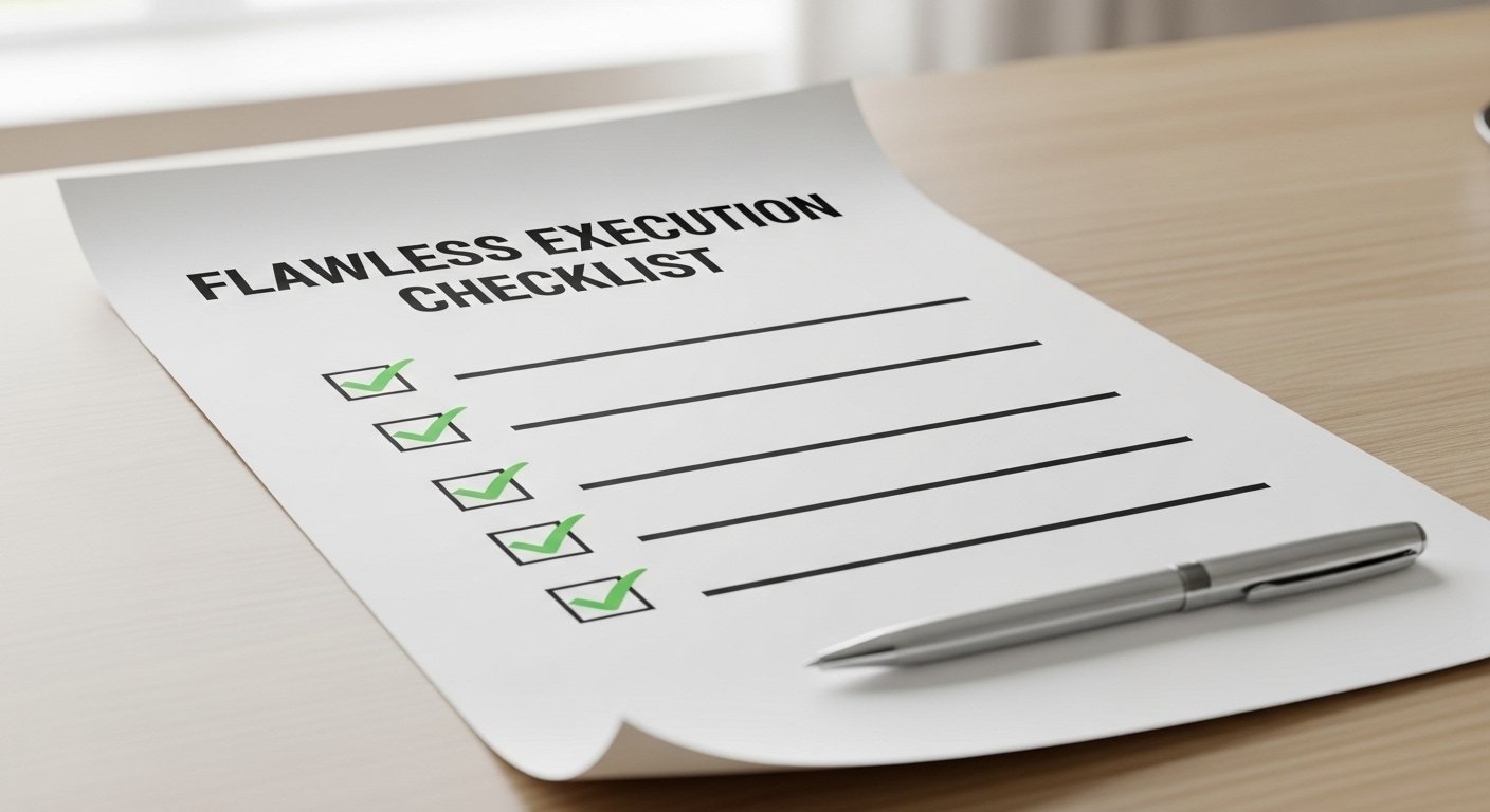 The Flawless Execution Checklist: 15 Systems Every Founder Needs (Free Download)