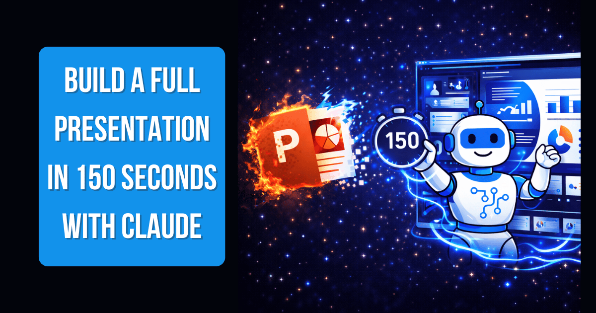 PowerPoint is Officially Dead. Claude Can Build a Full Presentation in 150 Seconds