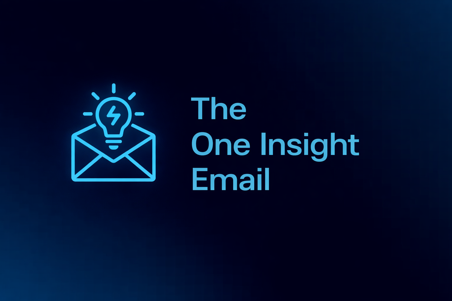 The “One Insight” Email: How to Win Without Pitching