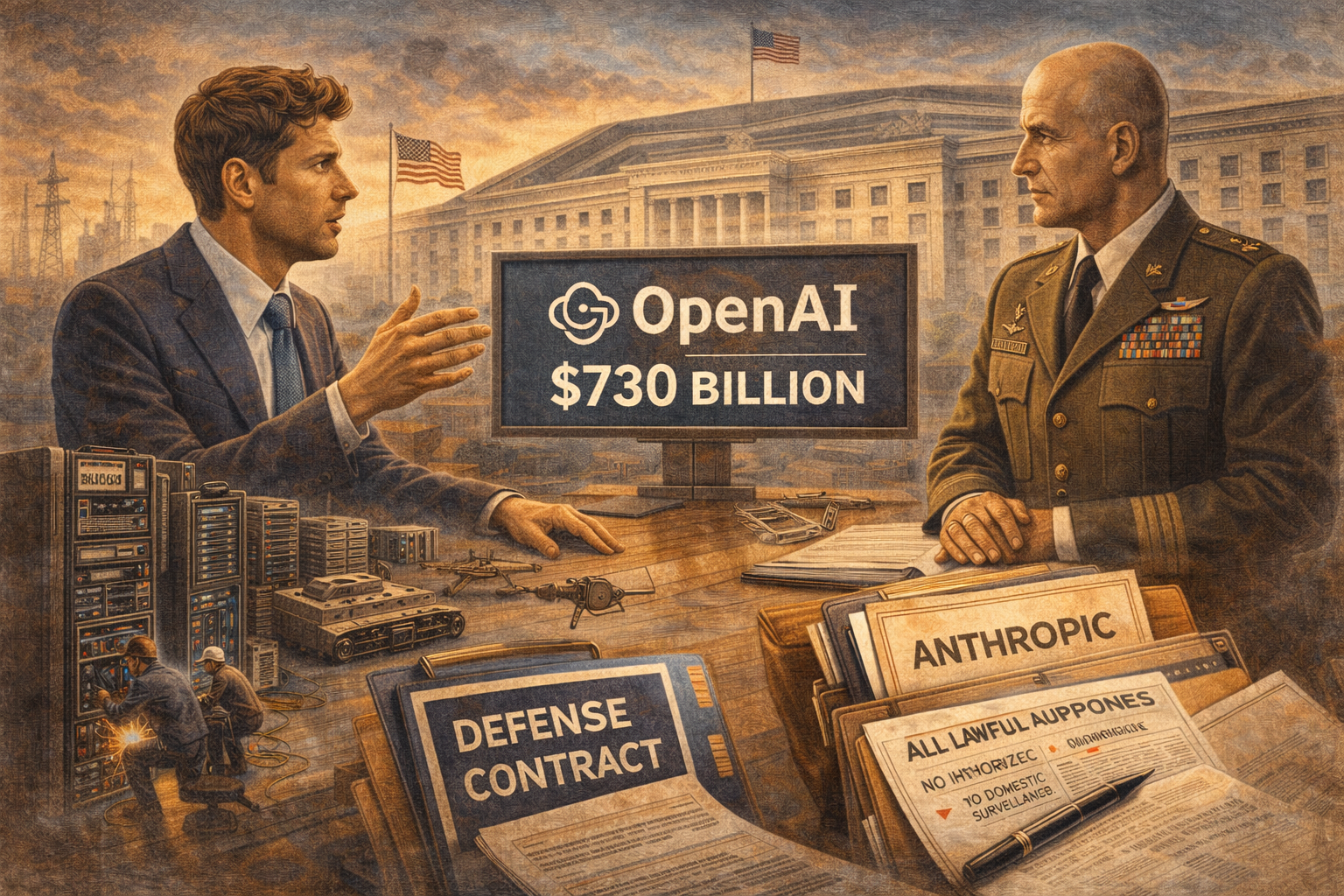 Altman vs Pentagon | OpenAI $730B | Amazon’s Terms