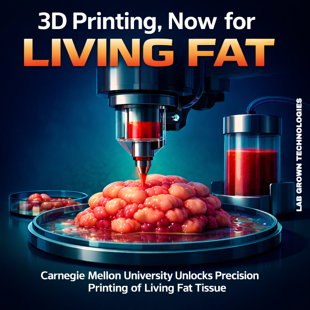 Printing Living Fat Layers
