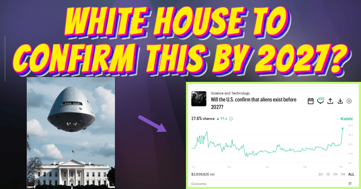 🛸 Will the White House Confirm Aliens Exist Before 2027?