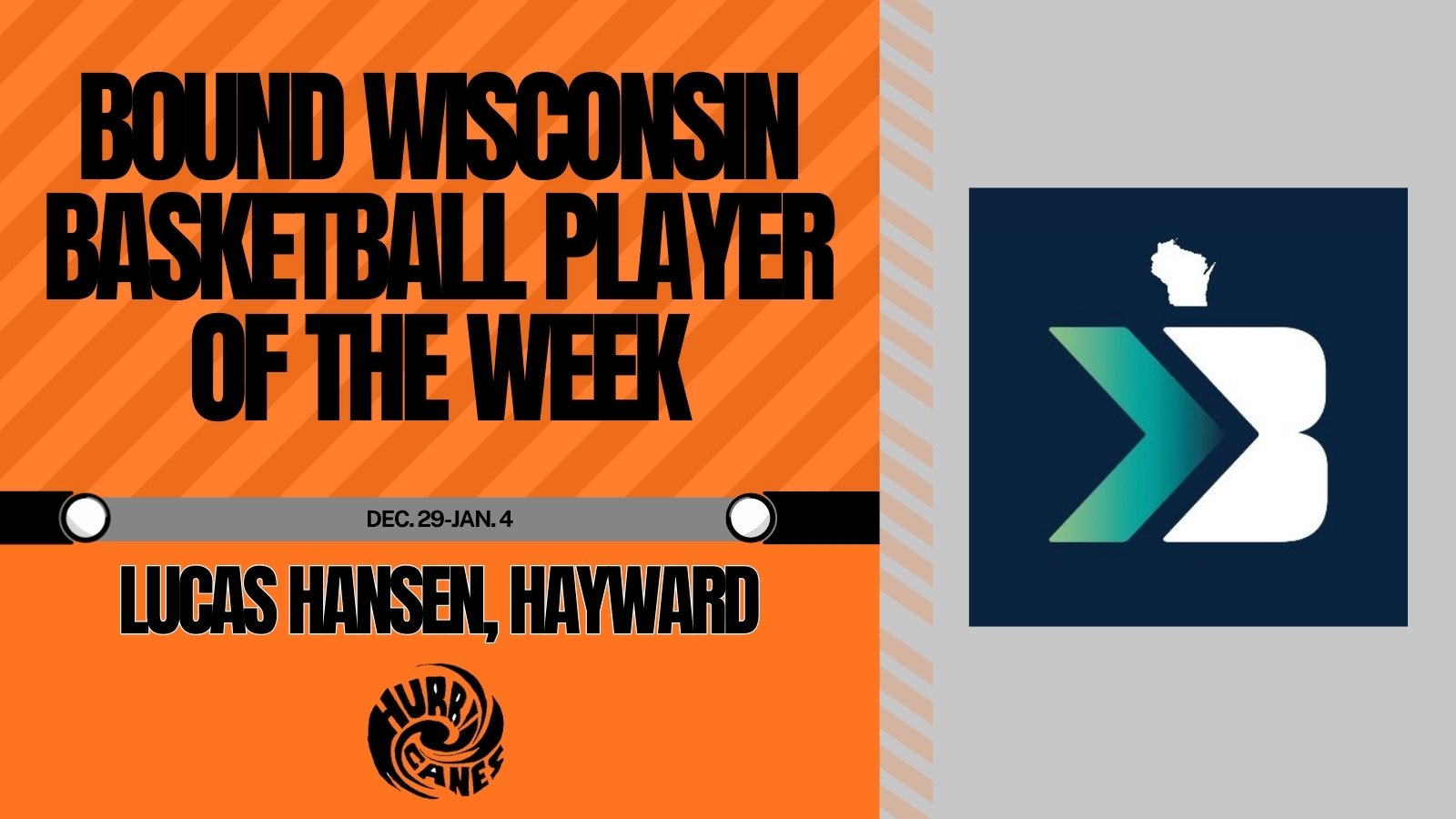 Week 6 Bound Wisconsin Basketball Player of the Week: Lucas Hansen, Hayward