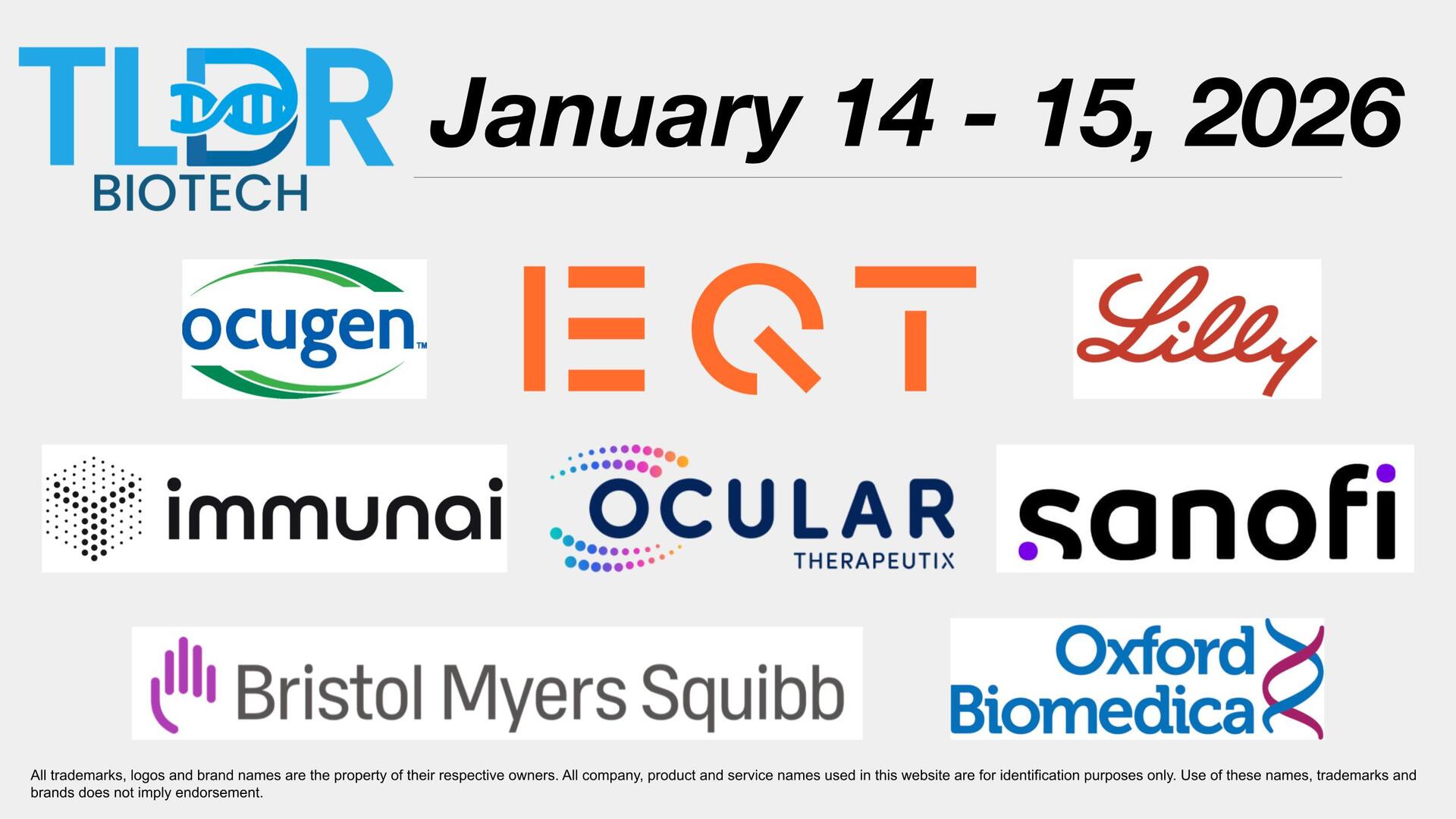 Biotech & Pharma Updates | January 14 - 15, 2026