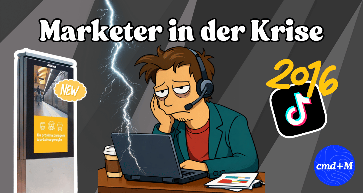 🫩 Marketer in der Krise, 🕰️ Nostalgie-Fieber, 🌍 DOOH wird programmatisch buchbar