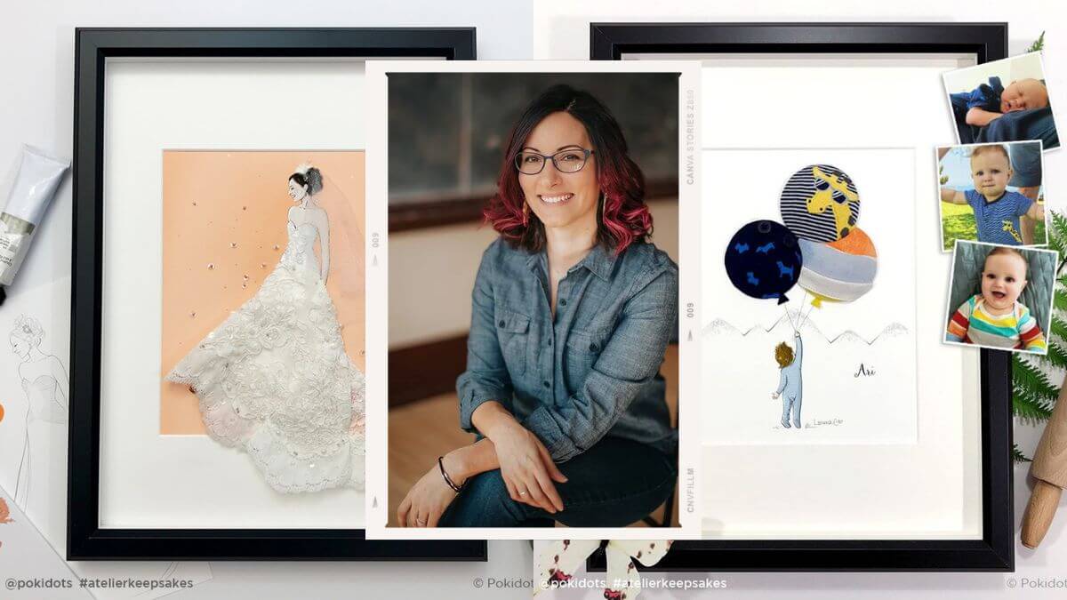 This Artist and Illustrator Runs a Successful Business Selling Custom and DIY Keepsakes Inspired by Sentimental Clothing