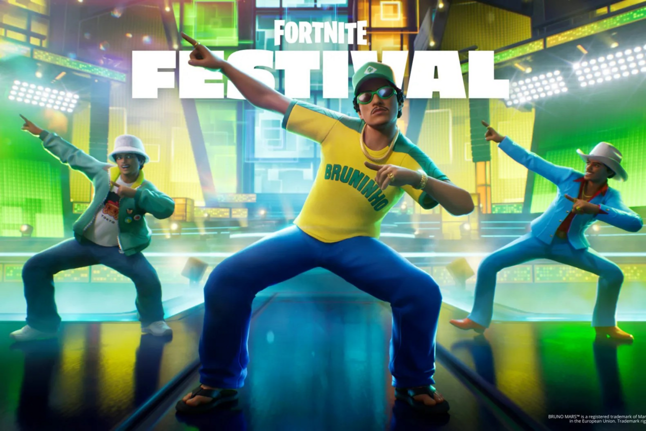 Bruno Mars Joins Fortnite Festival With Hit Collaboration “Die With a Smile”