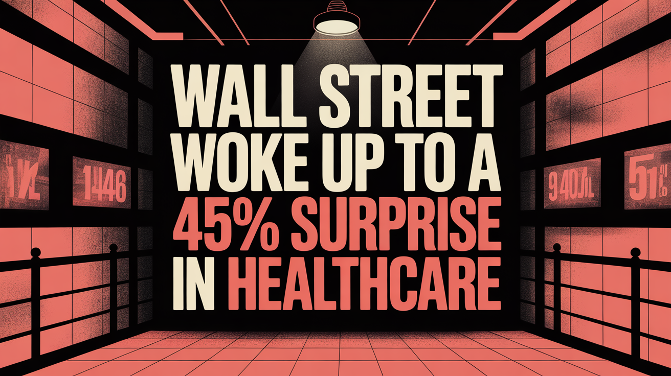 Wall Street Woke Up to a 45% Surprise in Healthcare
