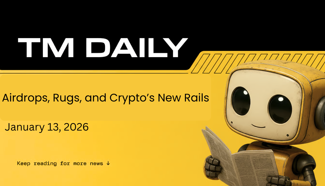 Airdrops, Rugs, and Crypto’s New Rails