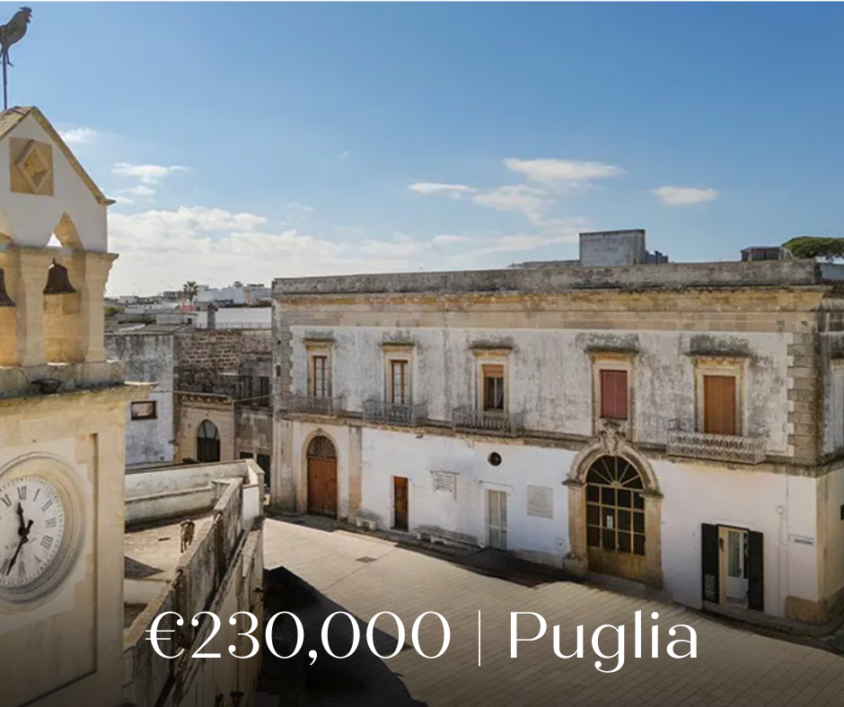 Historic Palazzo In The Heart of Salento To Renovate