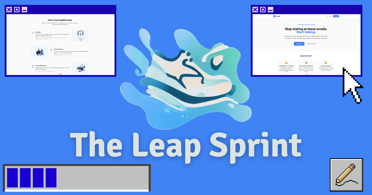 SayMail's landing page is officially live!