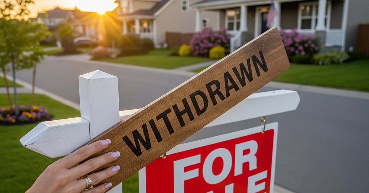 Sellers Delisting Homes at Record Pace: Why Inventory Remains Tight