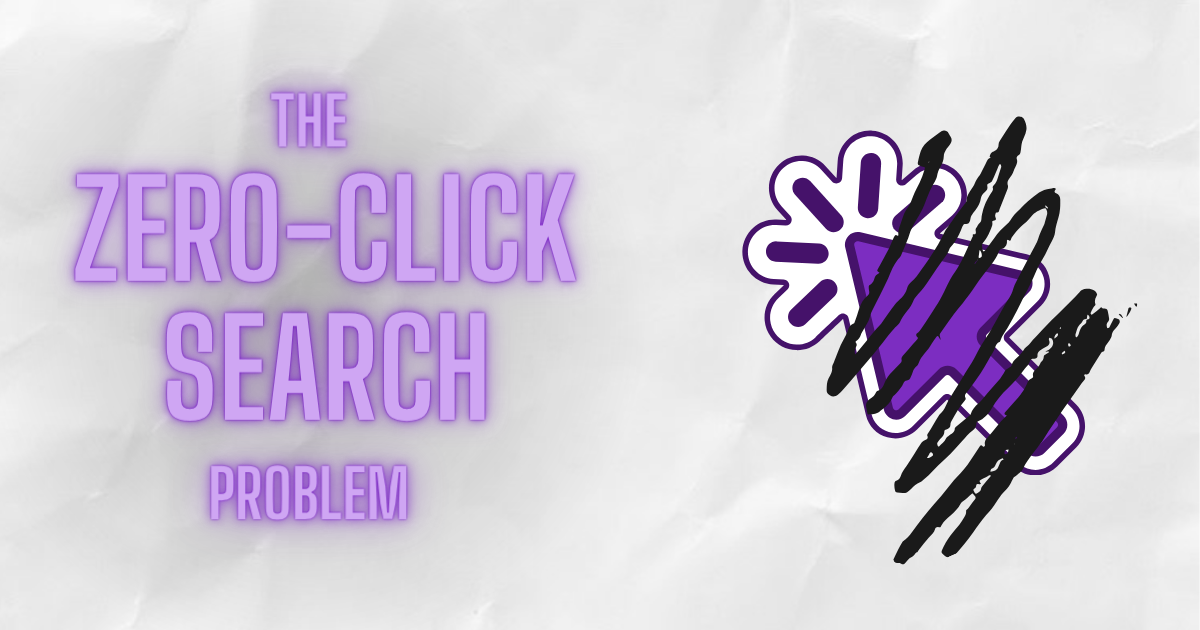 The zero-click search problem
