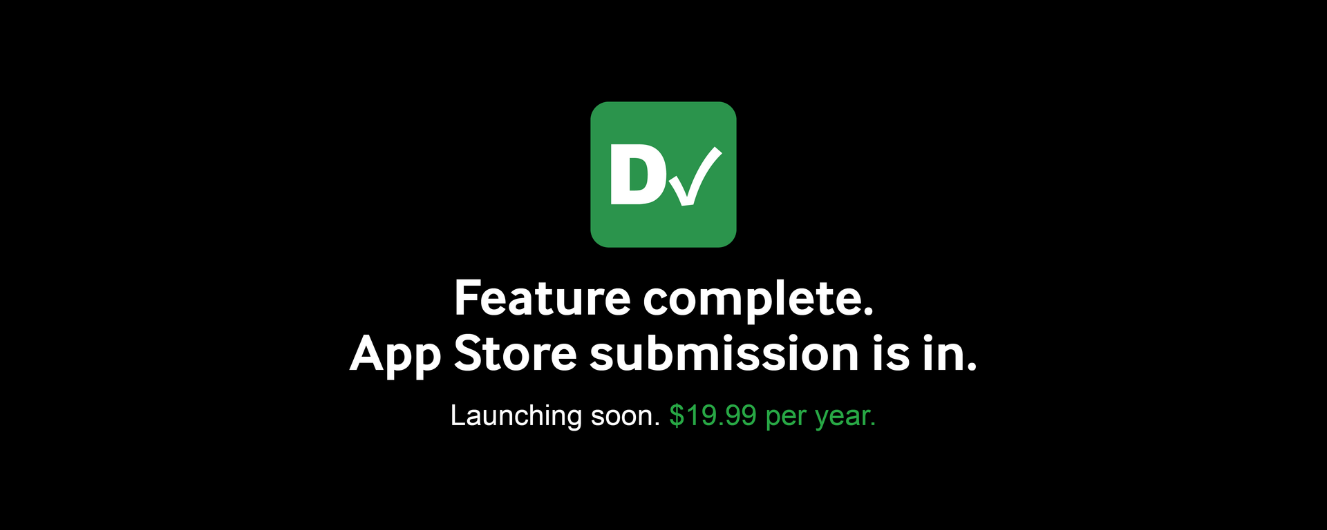 Deductib.ly is feature complete. App Store submission is in.