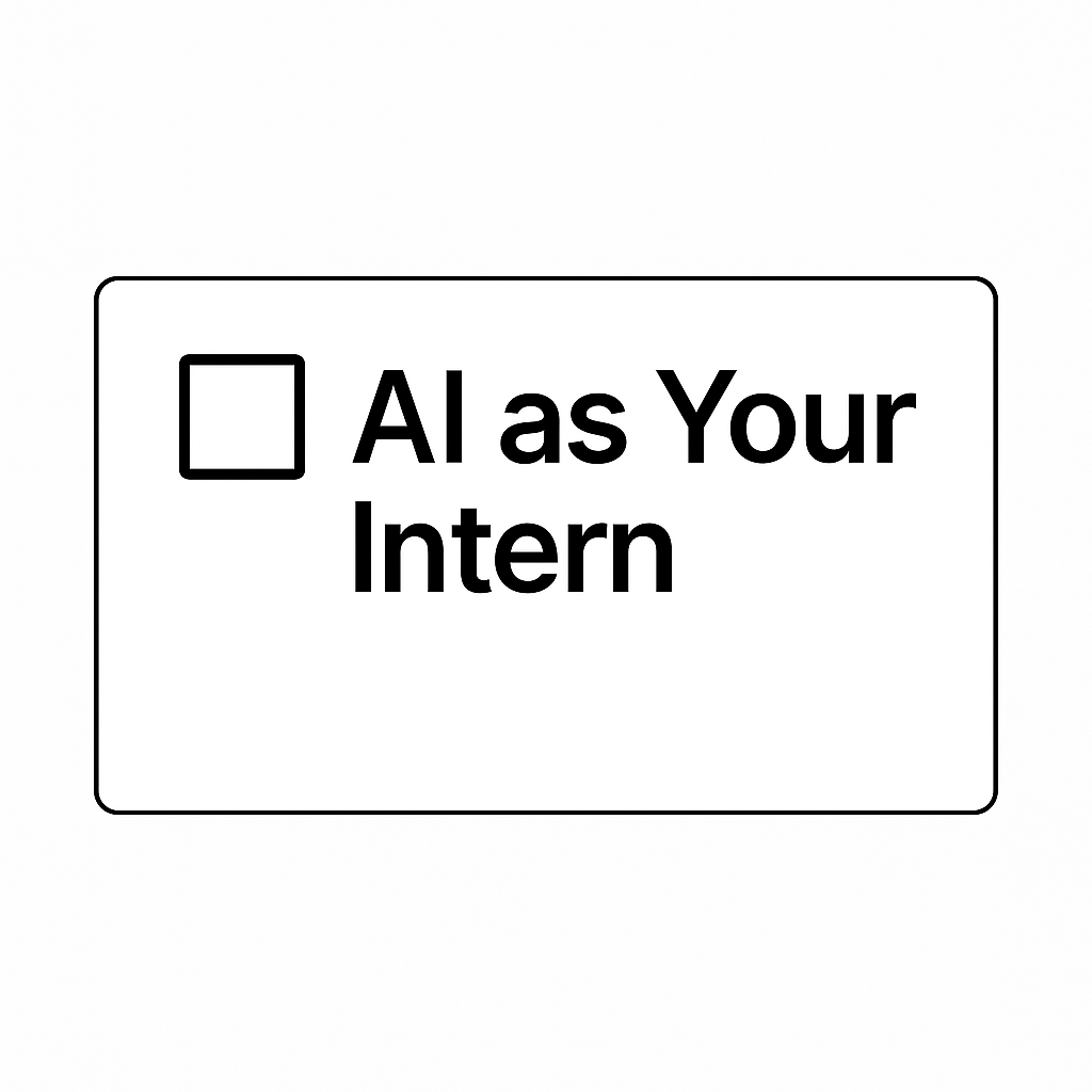 AI as your content intern
