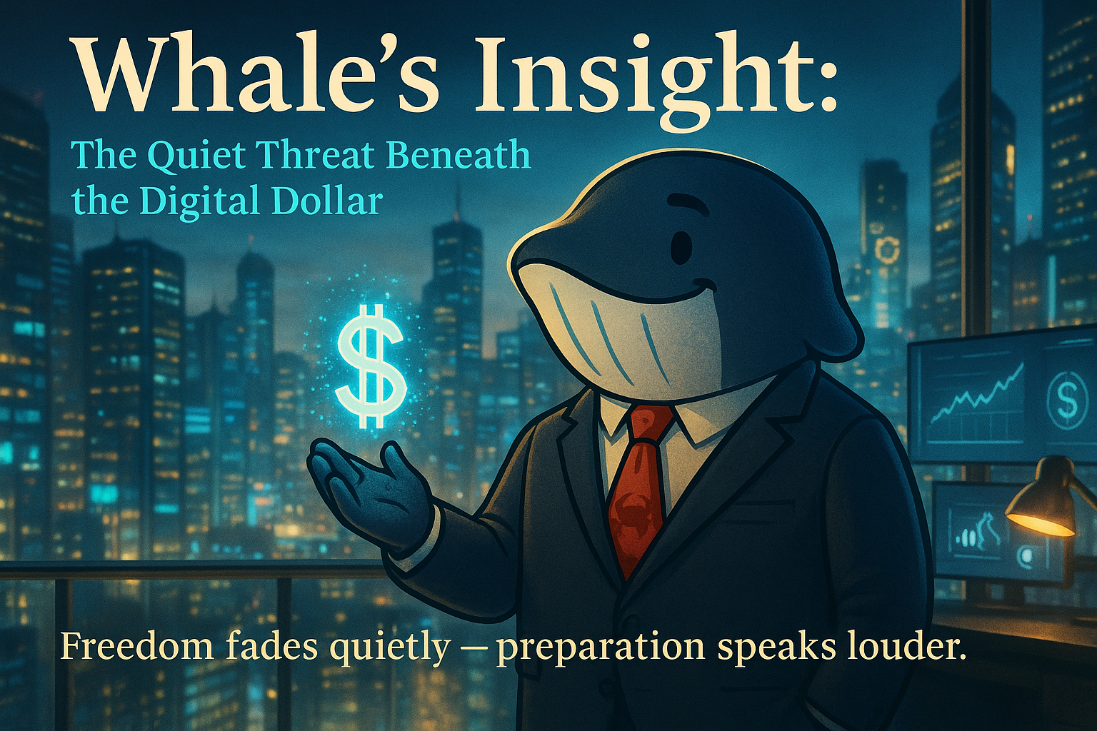 🐋 Whale’s Insight: The Quiet Threat Beneath the Digital Dollar