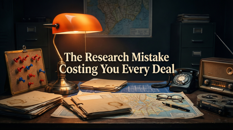 The Research Mistake Costing You Every Deal