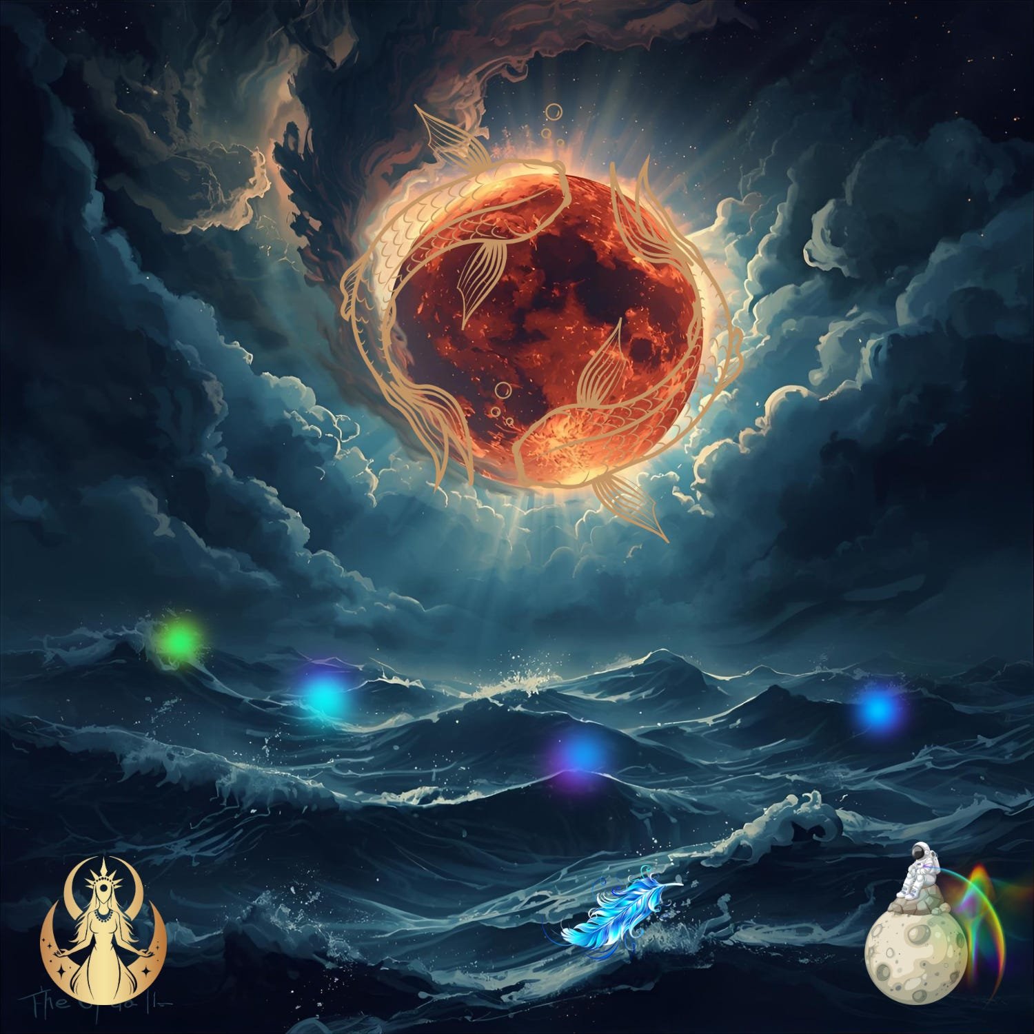 Blood Moon Delirium: When the Sky Throws a Proper Tantrum