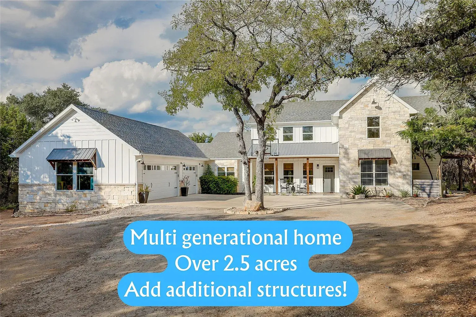 Flexible acreage living in Porticos – Lago Vista