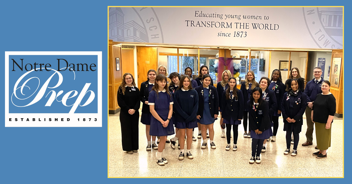 Eighteen students from Notre Dame Preparatory School have earned regional recognition for this year’s Scholastic Art and Writing Awards