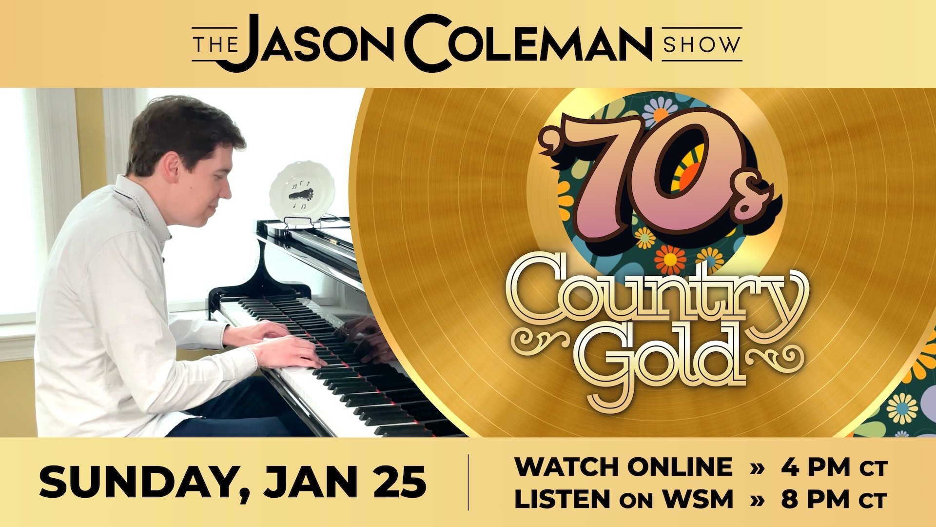 Tune in for today's concert of '70s Country classics!