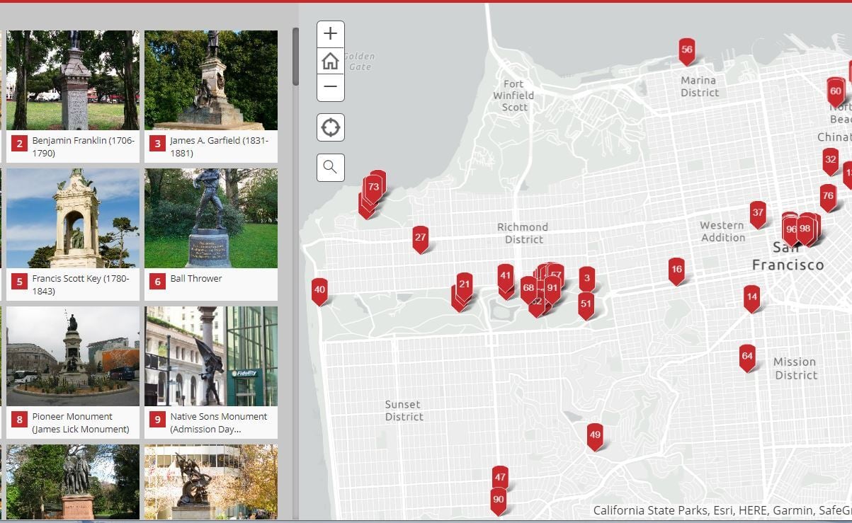 The Map of All 98 SF Monuments & What We Should Do With Them