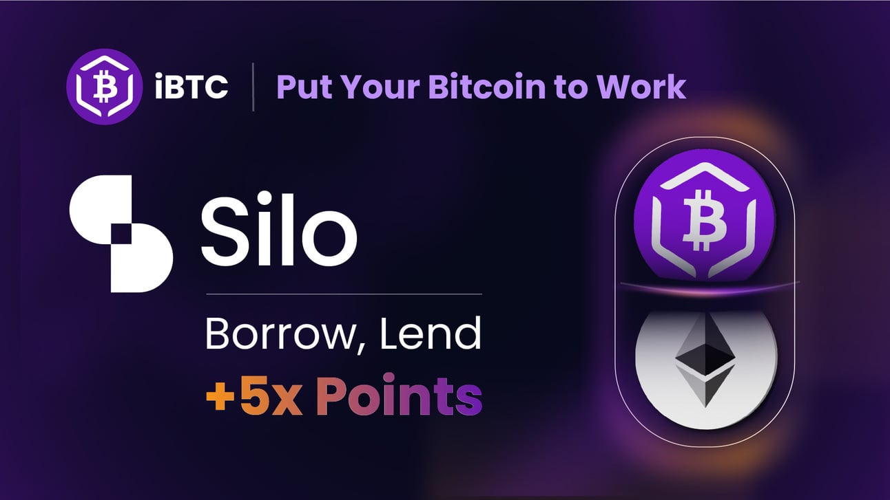 Earn 5x DLC Points: Start Borrowing ETH with iBTC on Silo Arbitrum